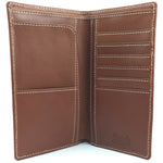Load image into Gallery viewer, Breast Pocket Checkbook Wallet Open
