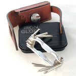 Load image into Gallery viewer, Bike tool holster with Iron &amp; Glory tin
