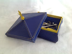 Load image into Gallery viewer, Tool Box in Blue Latigo Leather
