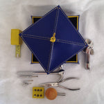 Load image into Gallery viewer, Tool Box in Blue Latigo Leather
