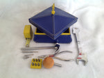 Load image into Gallery viewer, Tool Box in Blue Latigo Leather
