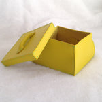 Load image into Gallery viewer, Square Yellow Box with Lid Medium
