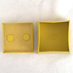 Load image into Gallery viewer, Square Yellow Box with Lid Medium

