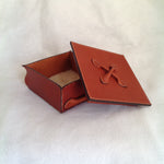 Load image into Gallery viewer, Medium Square Box with Lid Tan
