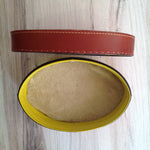 Load image into Gallery viewer, Medium Oval Box with Lid Tan
