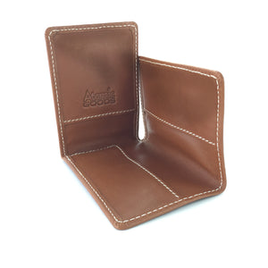 Three Fold Card Wallet Open