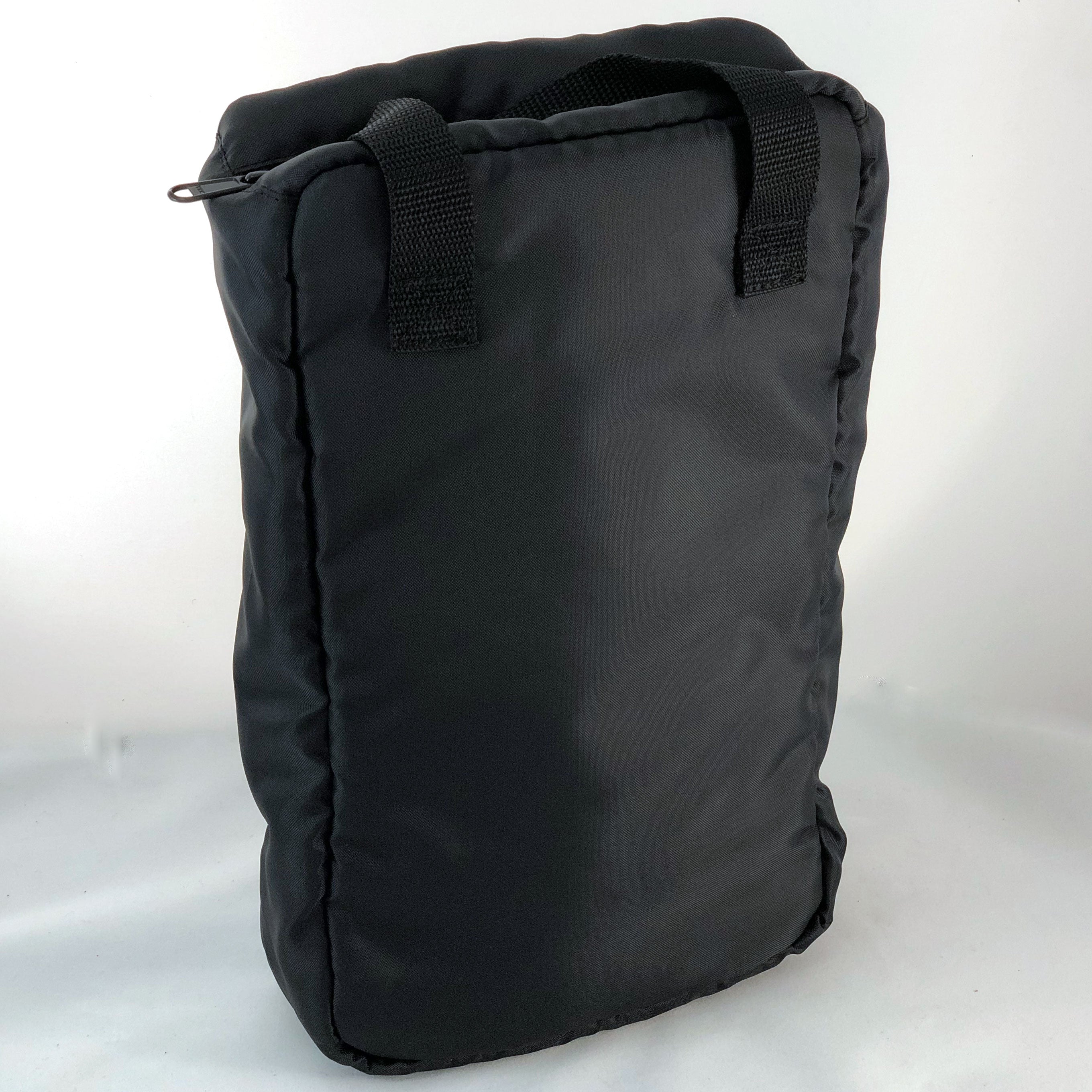Wine Bottle Carrier Tan wax cotton with Stout Leather padded insert