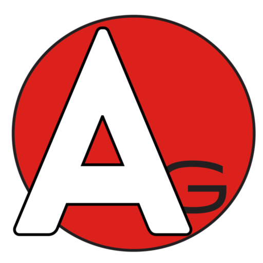 Atomic Goods big AG logo for gift card purchase
