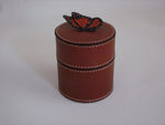 Load image into Gallery viewer, Small Cylinder Box with Puzzle Tan

