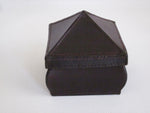 Load image into Gallery viewer, Small Square Box with Puzzle Brown
