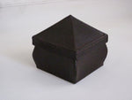 Load image into Gallery viewer, Small Square Box with Puzzle Brown
